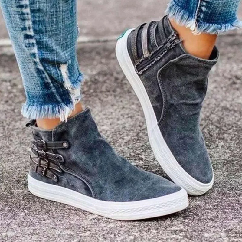 21 GLADIATOR Denim Sneakers