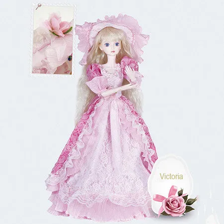 60cm Large BJD Doll Toys Cosplay Rapunzel Dress Wig Clothes Shoes Makeup Fashion SD Doll Princess Resin Joints Toys For Girl