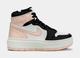 Air Jordan 1 Elevate High Atmosphere Womens Lifestyle Shoes (Pink/Black)