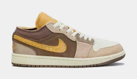 Air Jordan 1 Retro Low SE Craft Taupe Haze Mens Lifestyle Shoes (Brown/Beige)