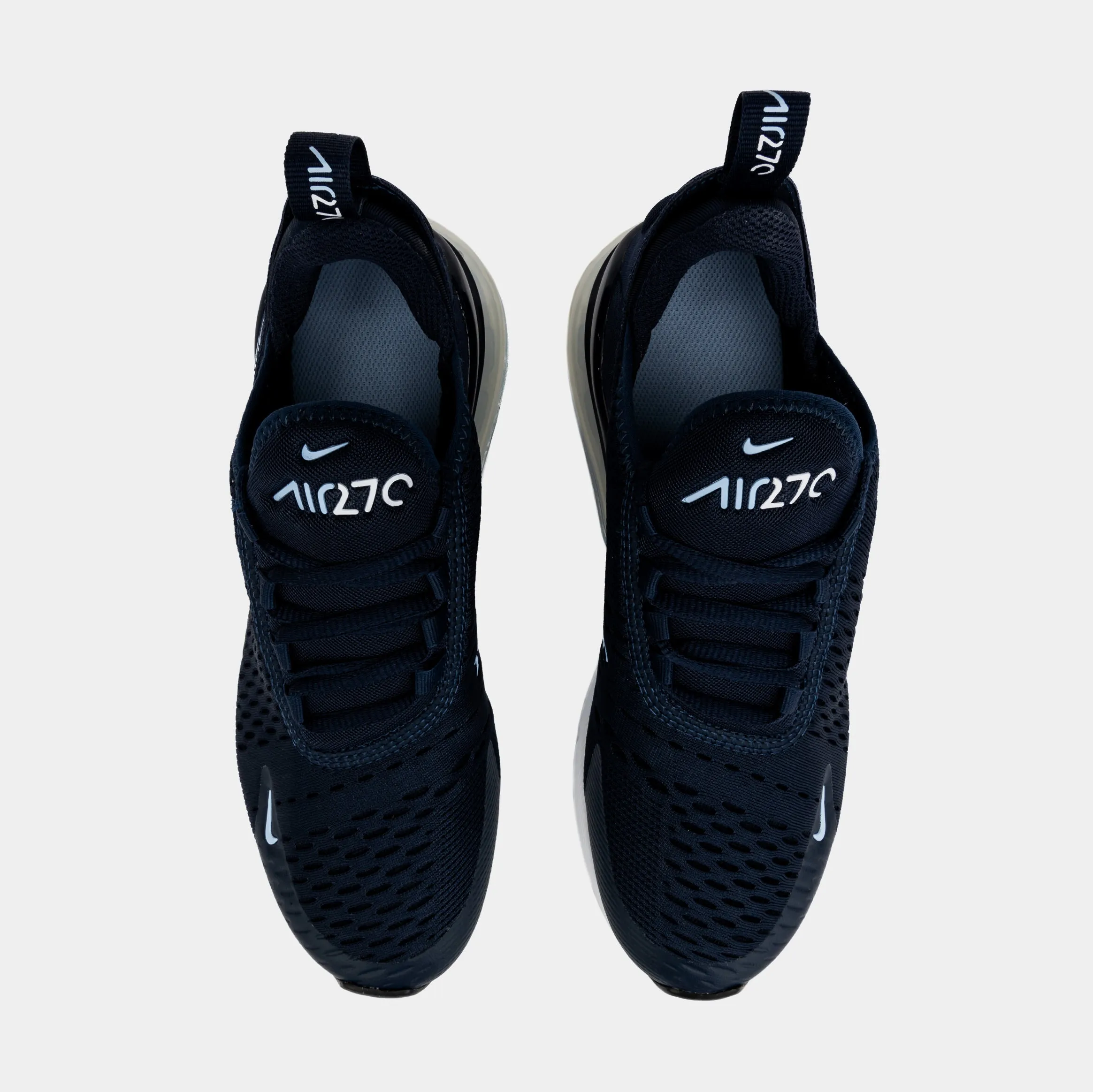 Air Max 270 Obsidian Grade School Lifestyle Shoes (Blue)