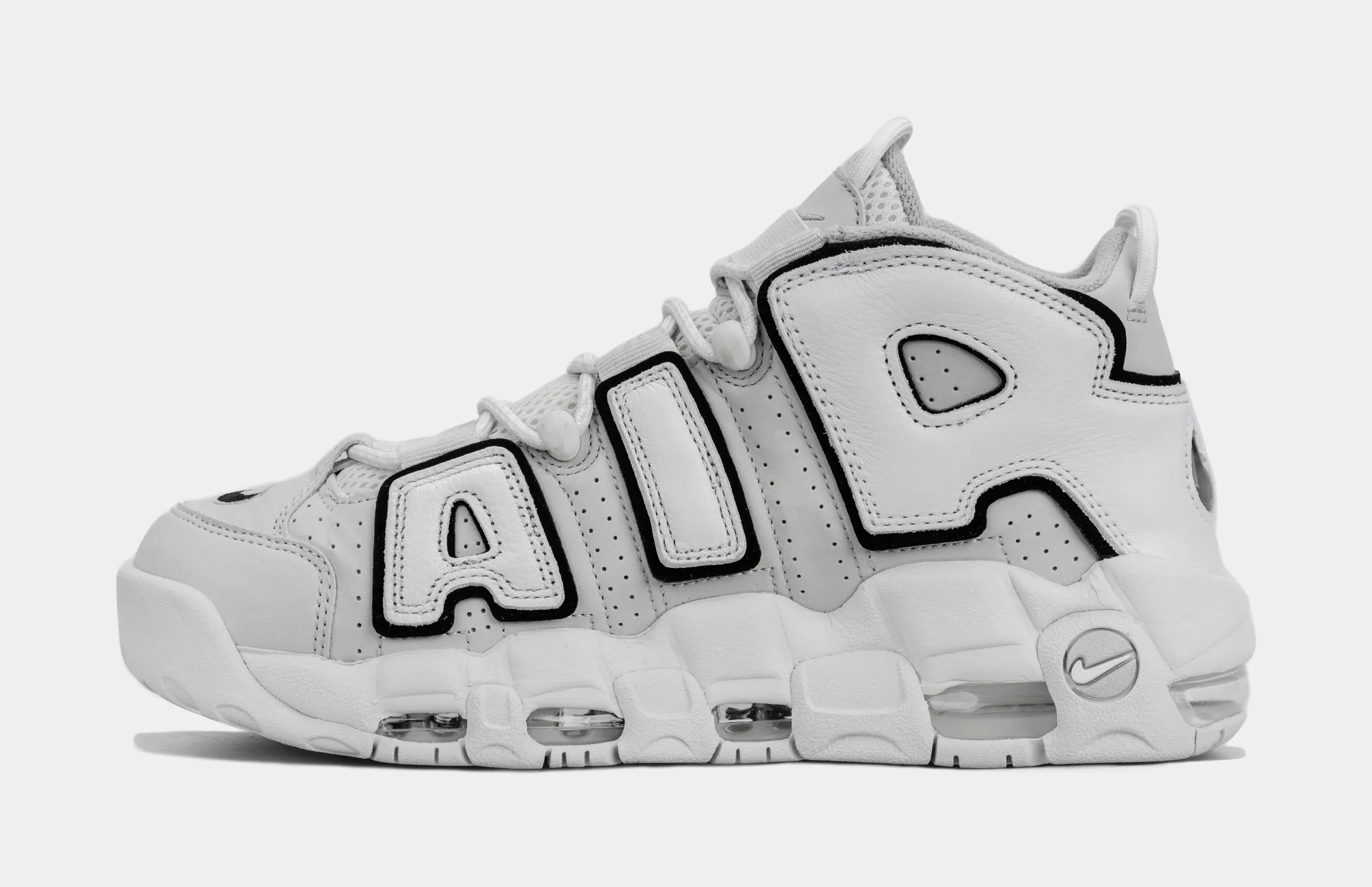 Air More Uptempo Photon Dust Mens Lifestyle Shoes (White/Grey)