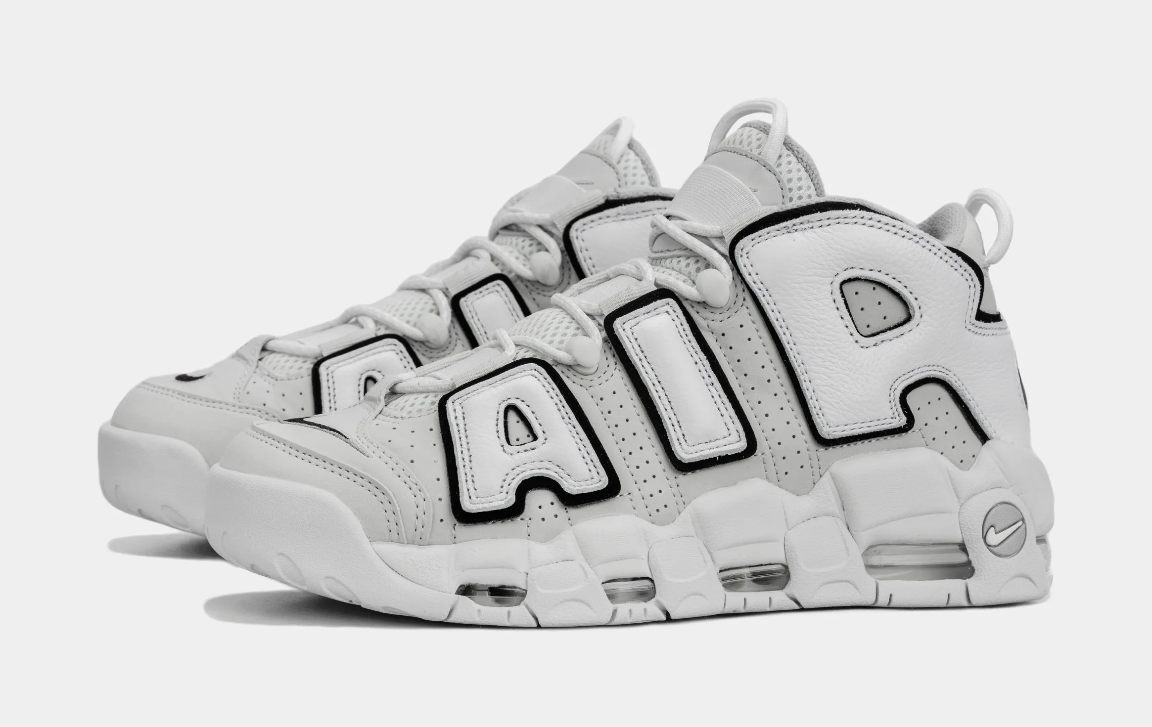 Air More Uptempo Photon Dust Mens Lifestyle Shoes (White/Grey)