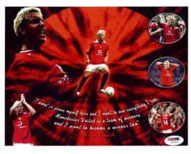 Alan Smith Autographed 8x10 Photo Manchester United PSA/DNA #U54324