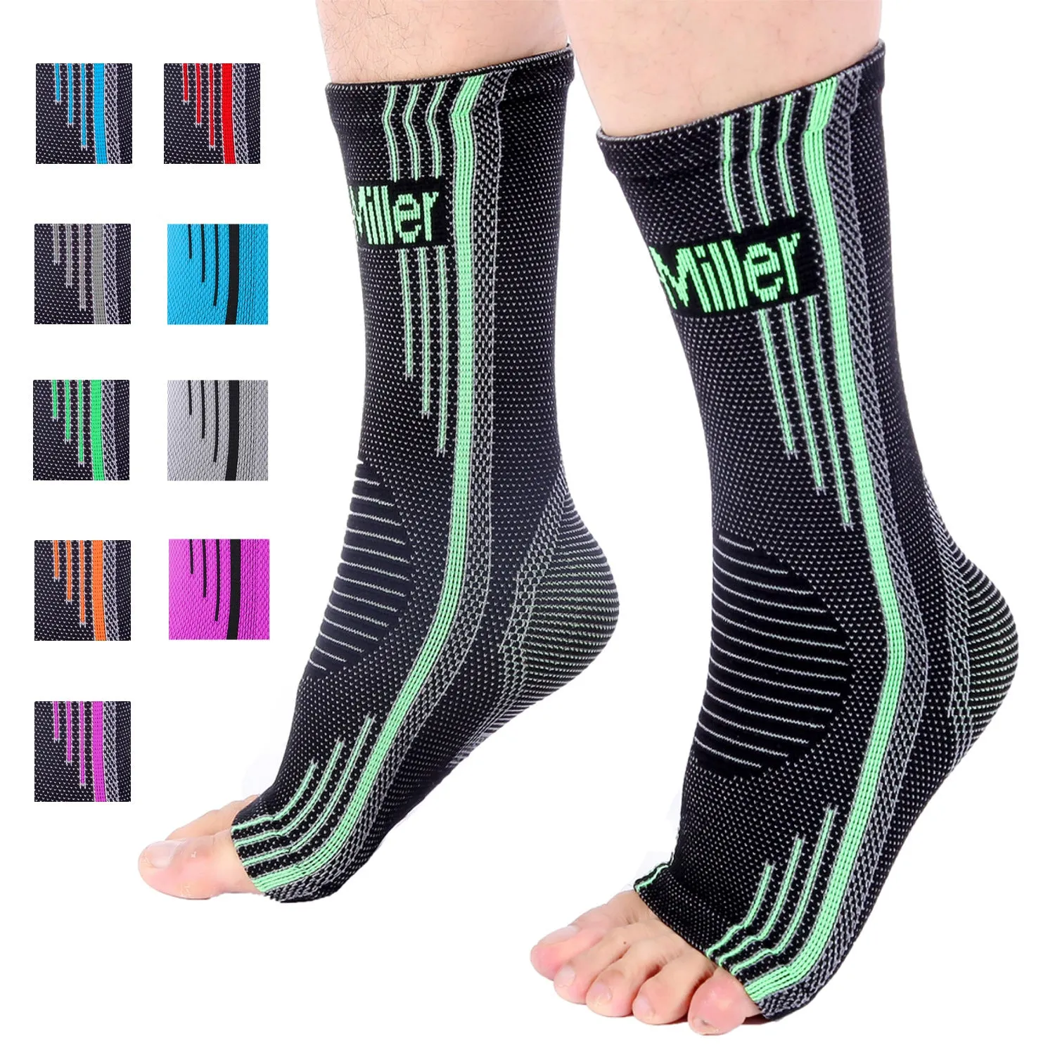 Ankle Brace Compression Support Sleeve for Plantar Fasciitis Tendinitis Foot Pain