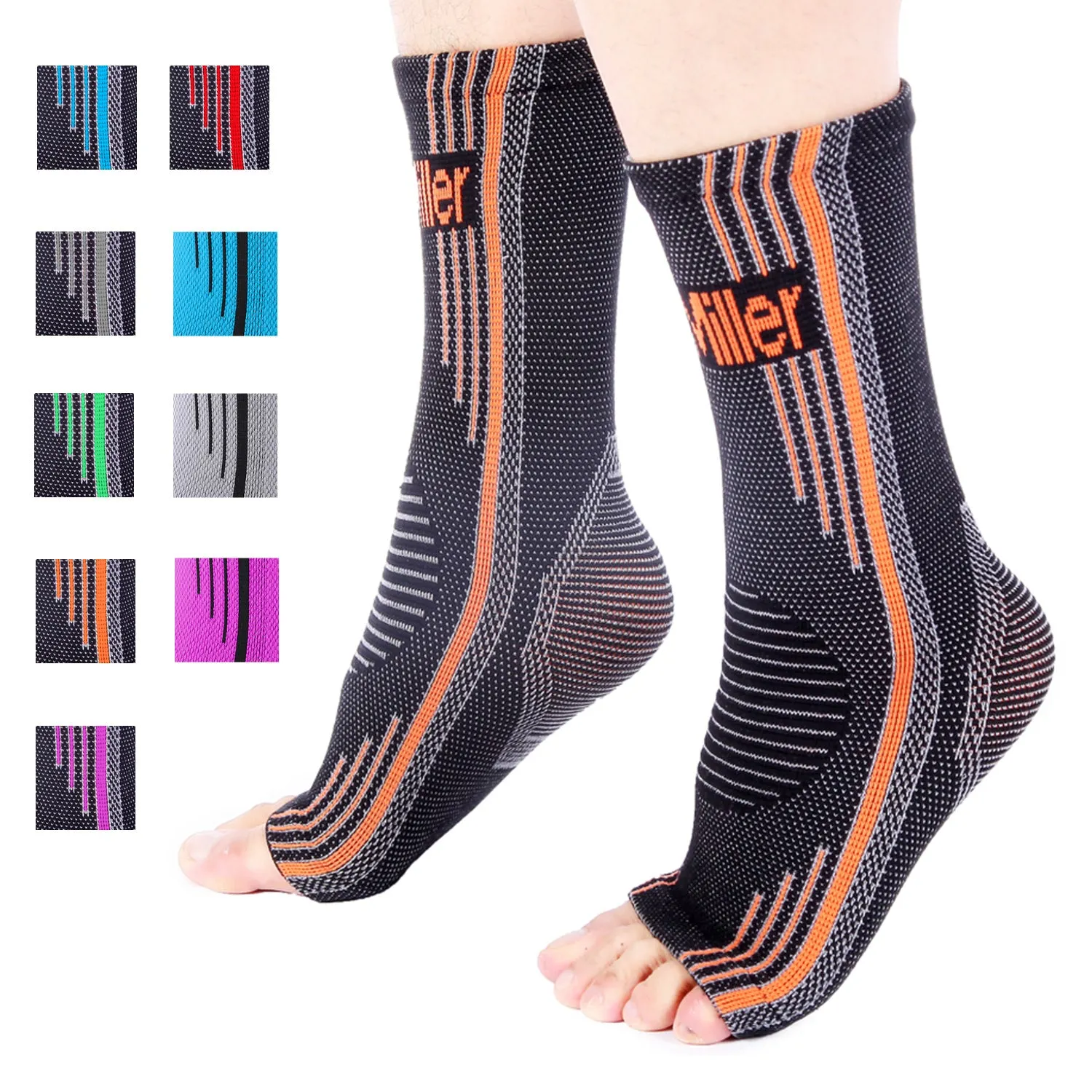 Ankle Brace Compression Support Sleeve for Plantar Fasciitis Tendinitis Foot Pain