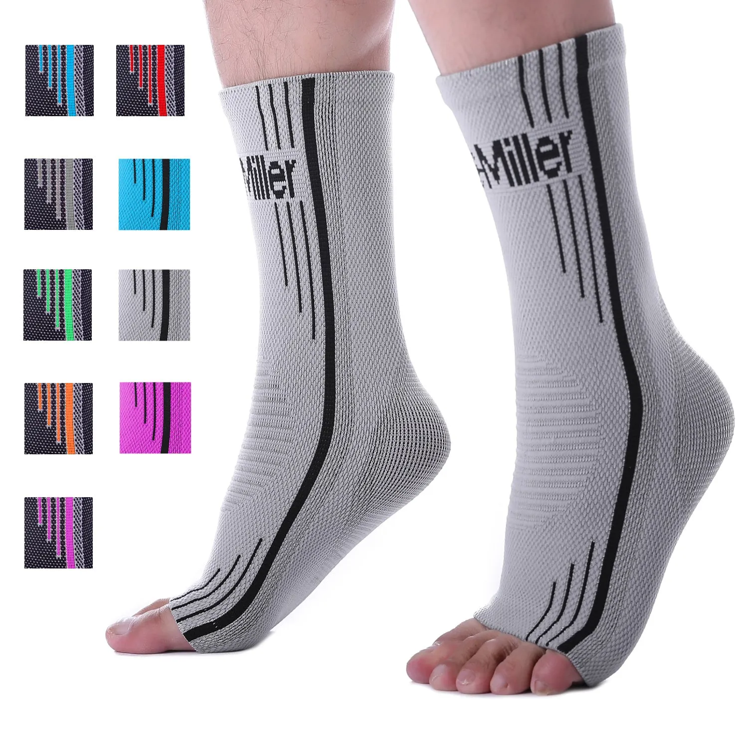 Ankle Brace Compression Support Sleeve for Plantar Fasciitis Tendinitis Foot Pain