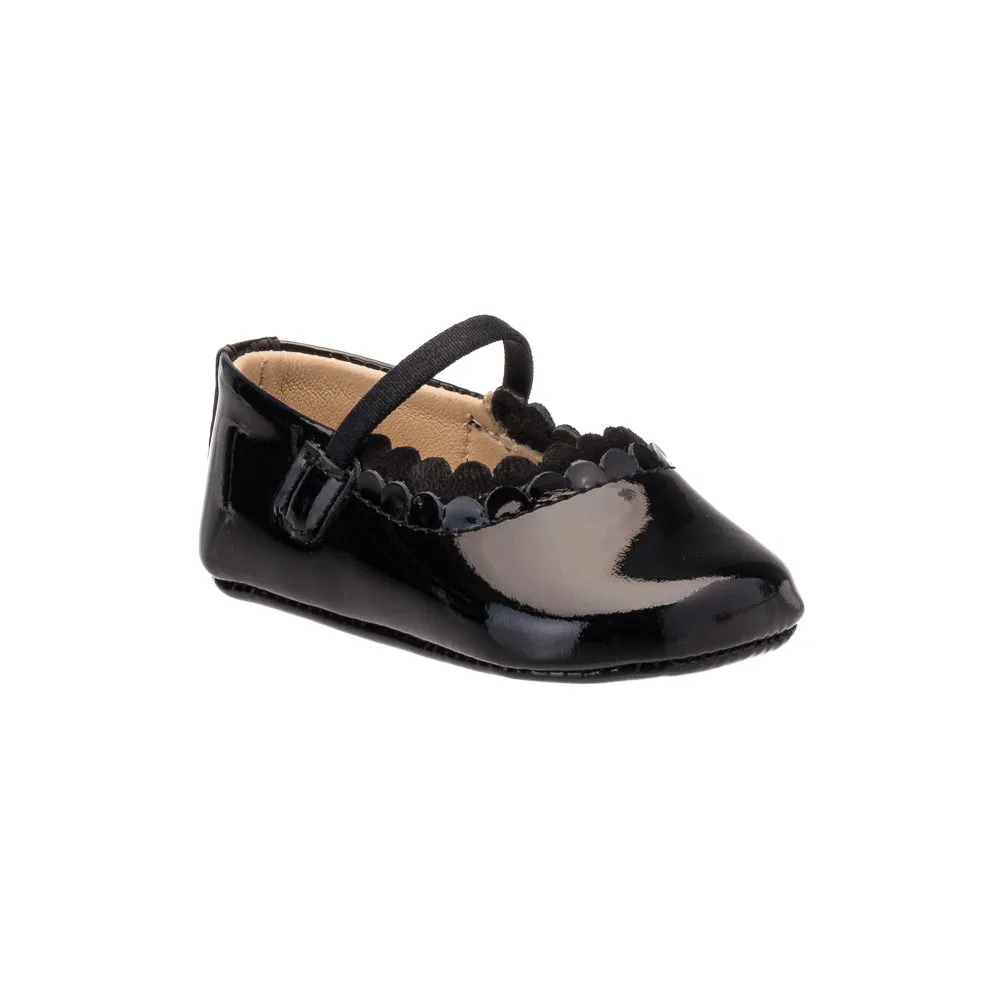 Ava Baby Ballet Patent Black