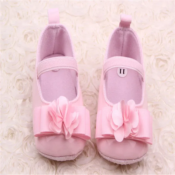 Baby Girl Shoes Todder First Walkers Shoes Infant Girls Prewalker Flower Soft Sole Shoe