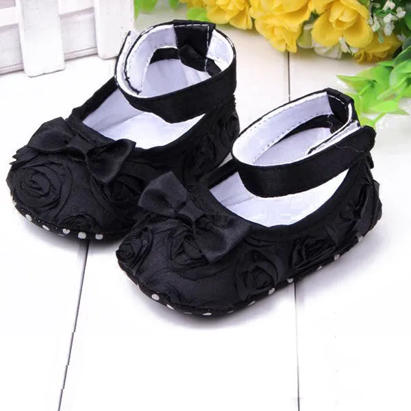 Baby Girl Shoes Todder First Walkers Shoes Infant Girls Prewalker Flower Soft Sole Shoe