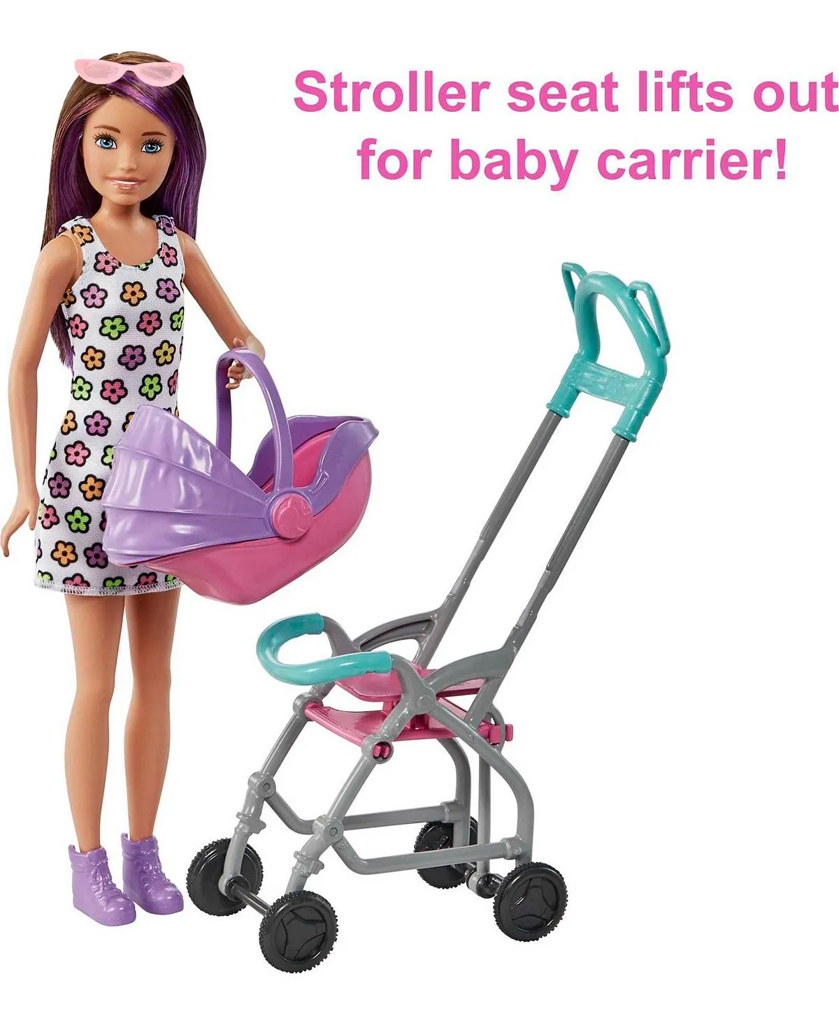 Barbie Skipper Babysitters, Inc. Doll and Stroller Playset