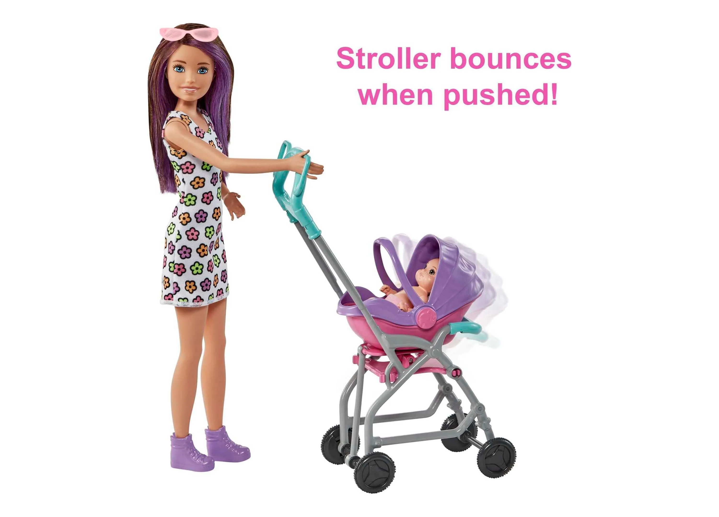 Barbie Skipper Babysitters, Inc. Doll and Stroller Playset