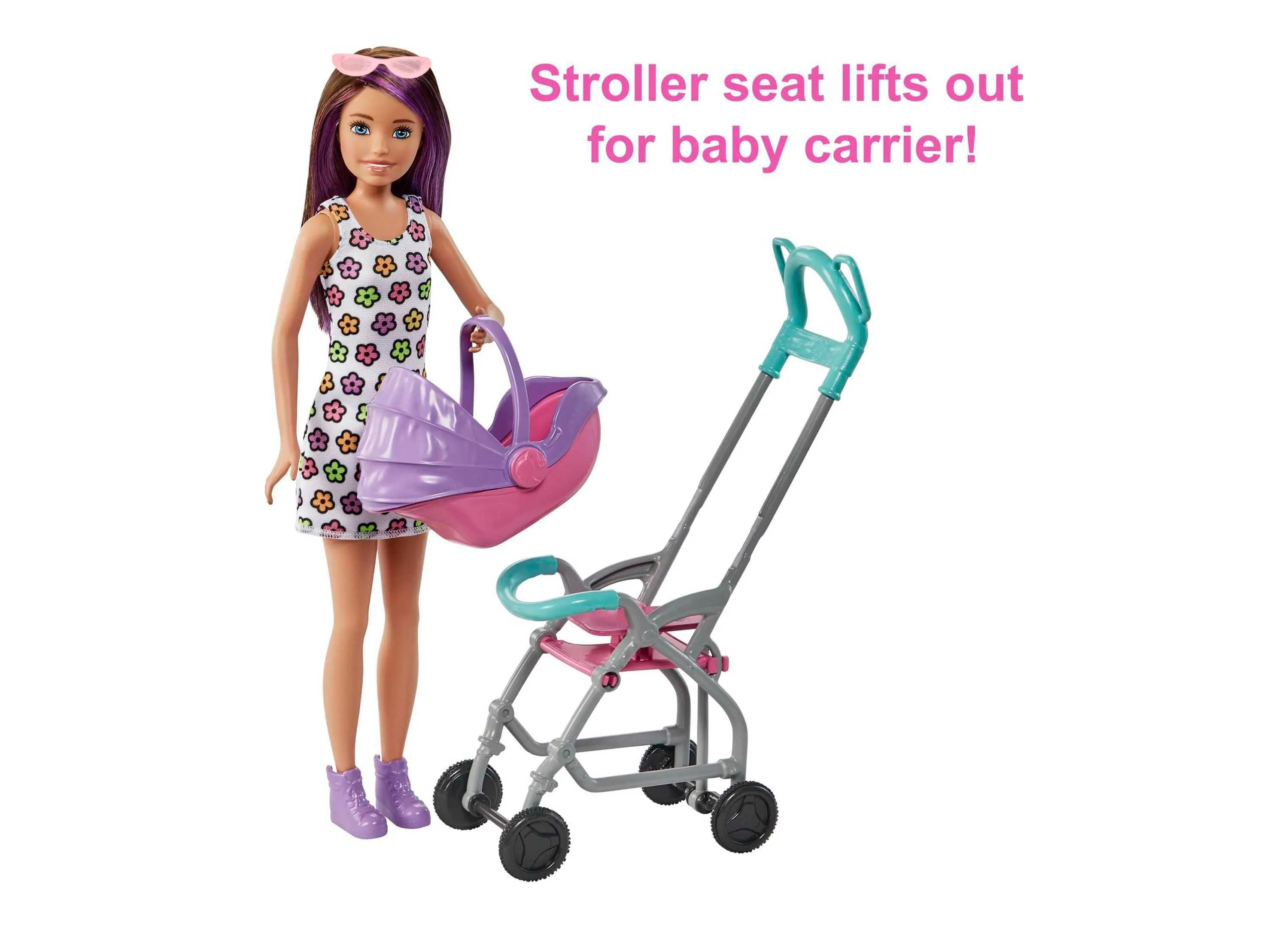 Barbie Skipper Babysitters, Inc. Doll and Stroller Playset