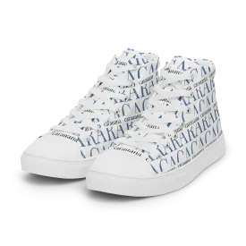 CARAUANA Fashionable canvas high top white