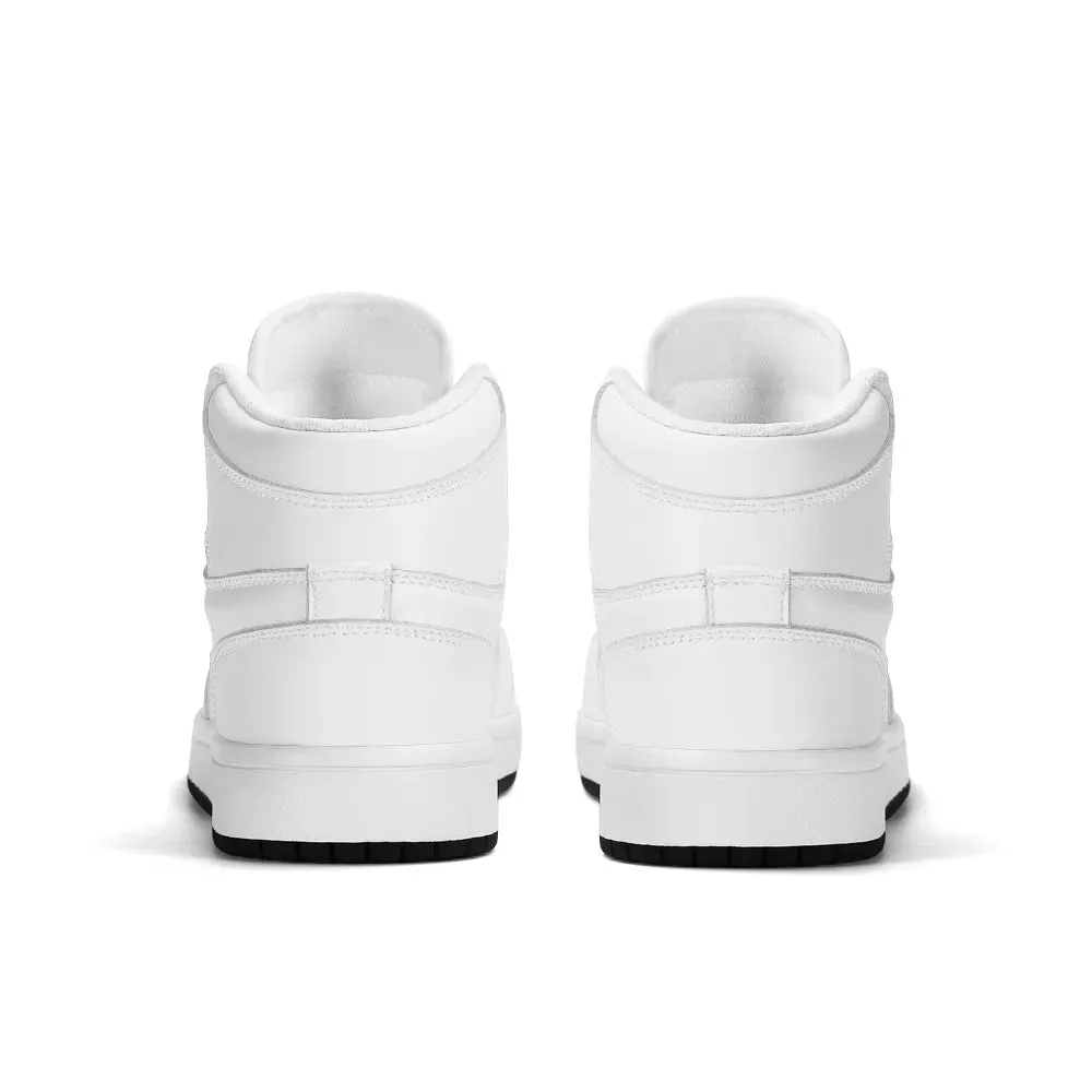 Children Premium High Top Leather Sneakers