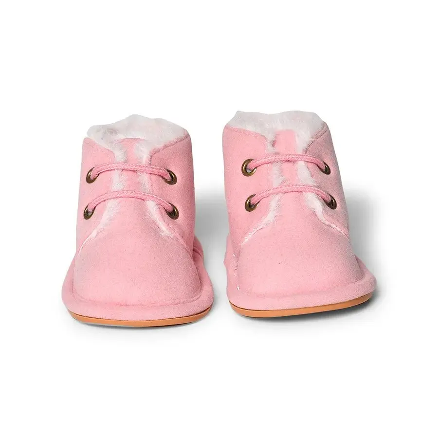 Cuddle Baby Girl Comfy Rabbit Fur Shoes