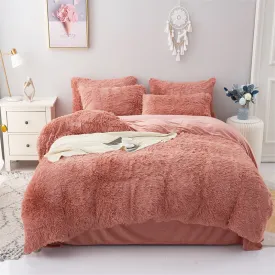 Fluffy Mink Pure Color Bedding