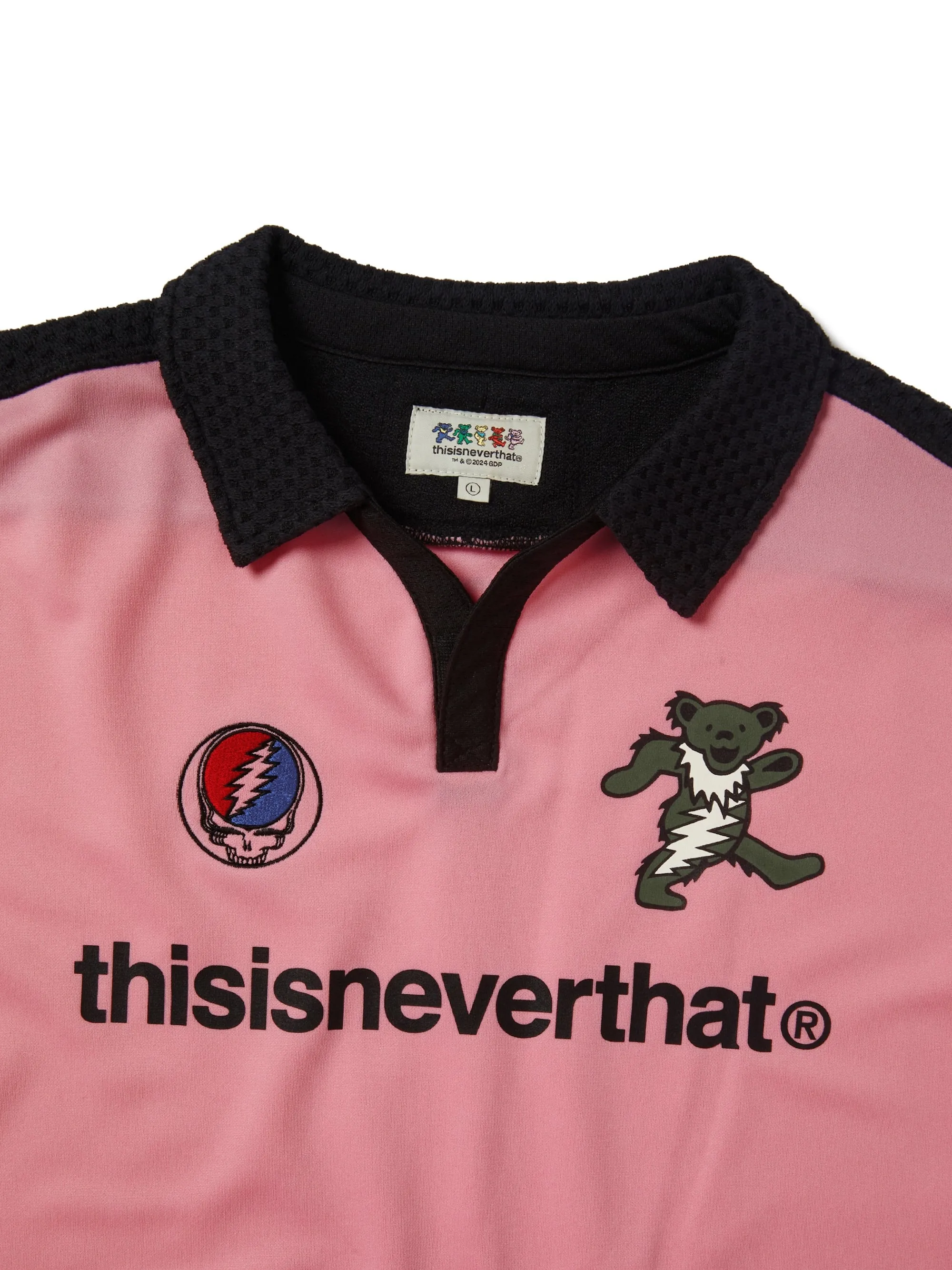 GD Soccer Jersey PINK / THISISNEVERTHAT X GRATEFUL DEAD