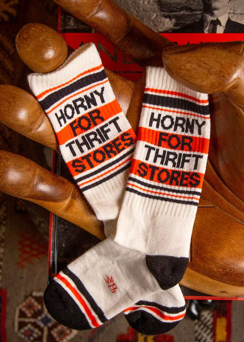 Horny For Thrift Stores Socks