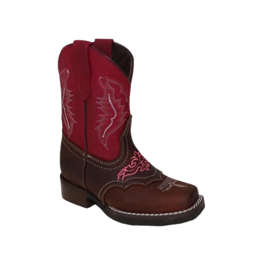 International M Kid's Western Pink Boots