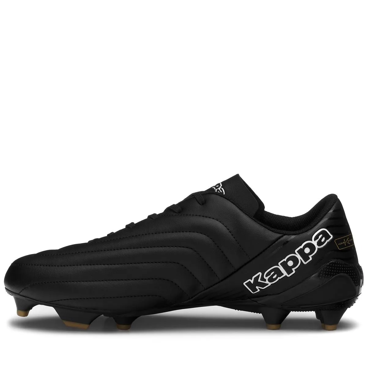 Kappa Player Base FG Boots- Black/White/Gold