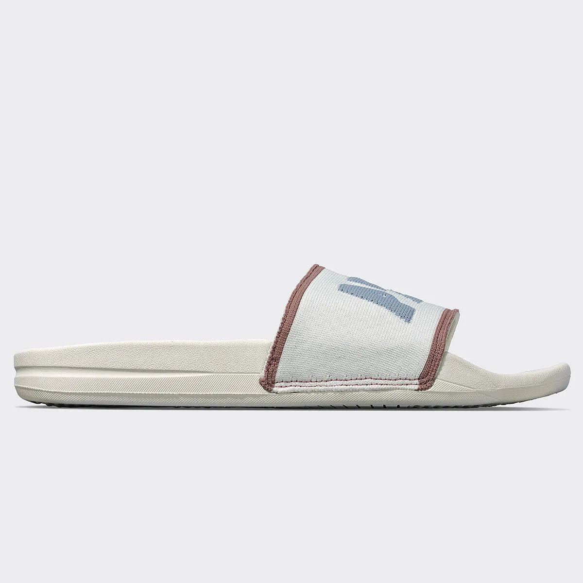 Men's Big Logo TechLoom Slide Ivory / Forged Blue / Beachwood