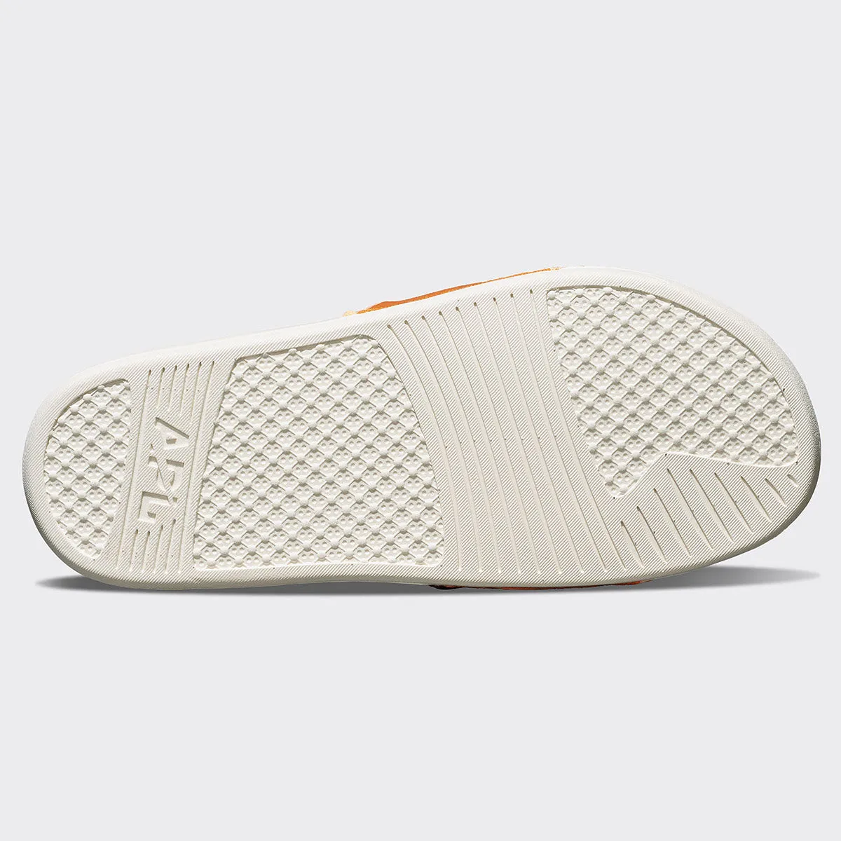 Men's Big Logo TechLoom Slide Ivory / Orange / Neon Peach