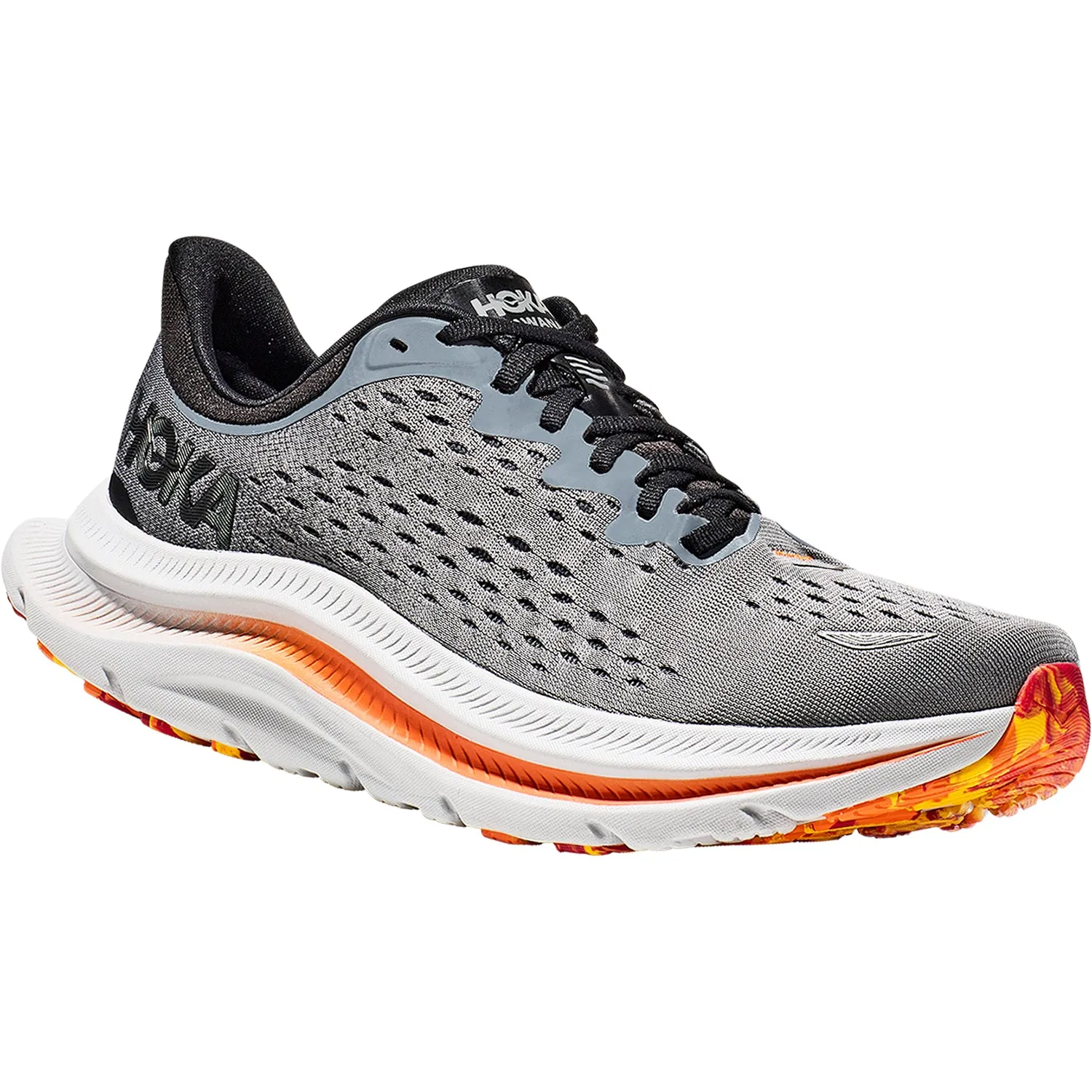 Men's Hoka Kawana Black/Lunar Rock Mesh