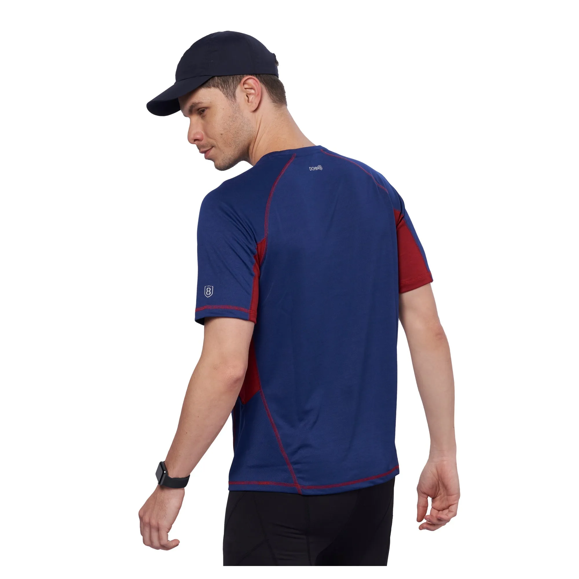 Men's Training T-Shirt with Flat Lock Details