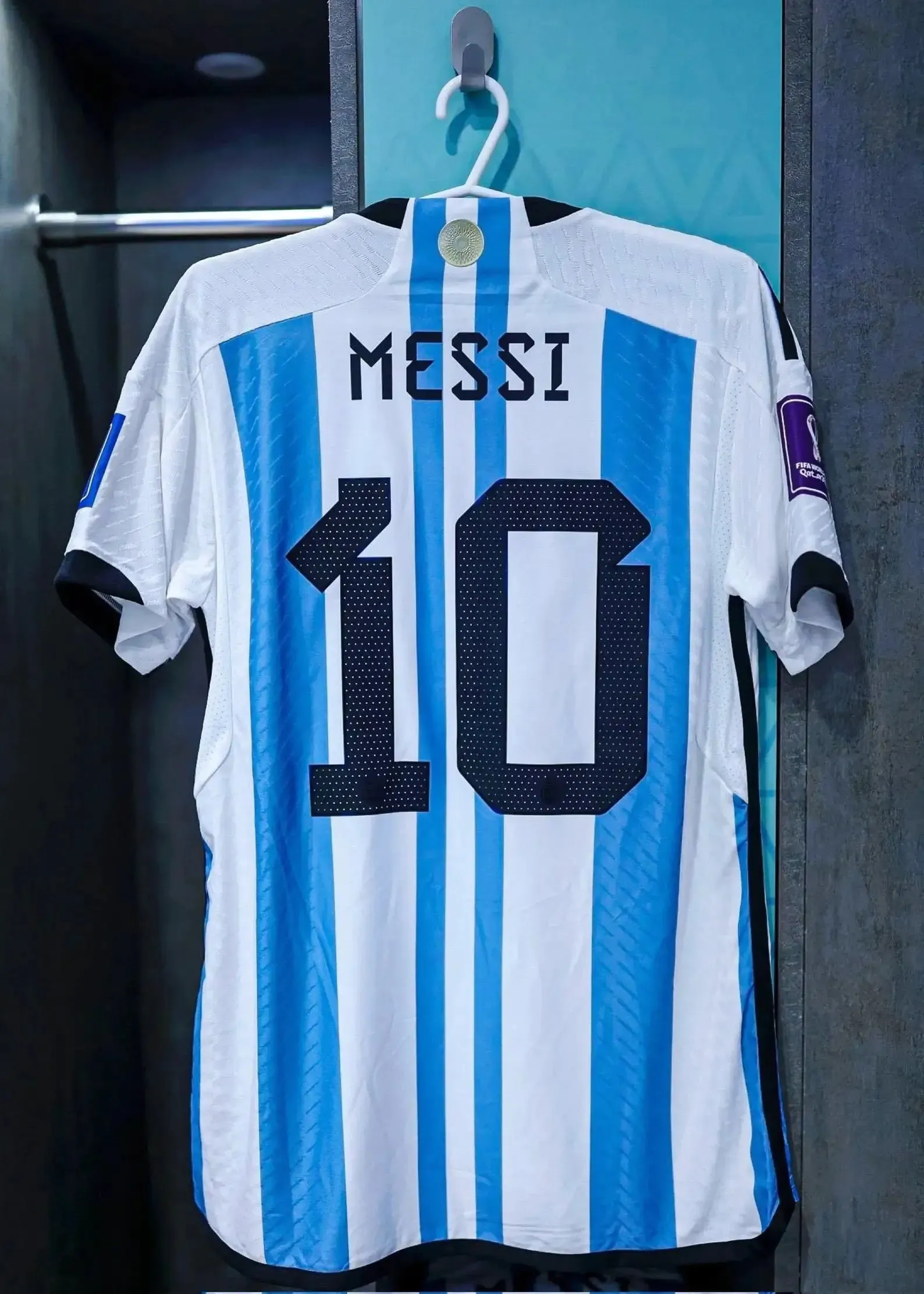 Messi No.10 Premium Argentina Home Jersey