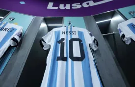 Messi No.10 Premium Argentina Home Jersey