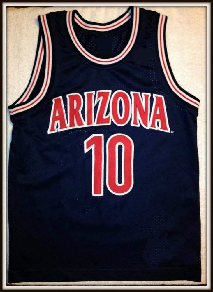 Mike Bibby Arizona Wildcats College Basketball Throwback Jersey