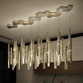 Modern Nordic Tube Shape LED Chandelier For Dining Room