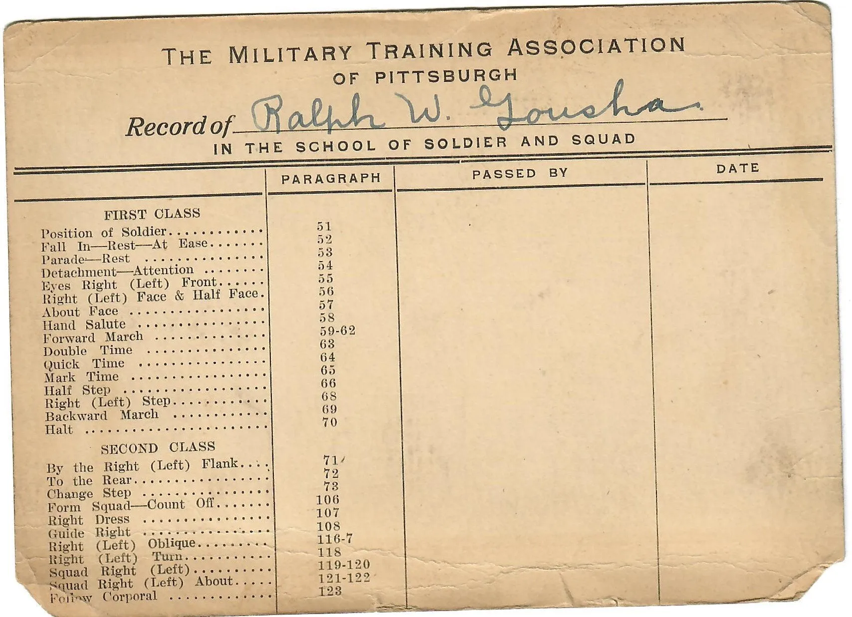 Original U.S. WWI 318th Infantry Regiment 80th AEF Named Grouping