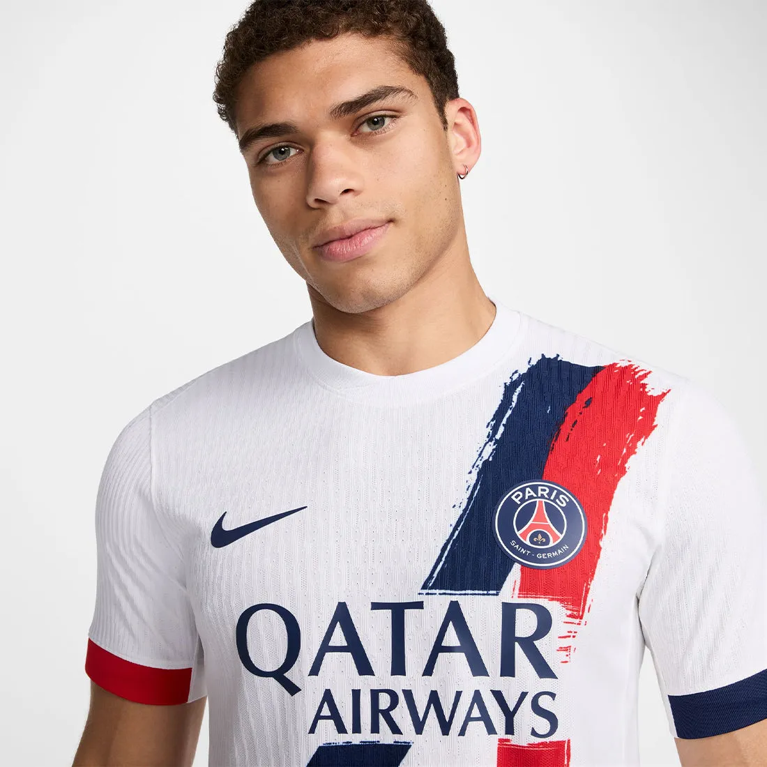 Paris Saint-Germain 2024/25 Match Away Men's Nike Dri-FIT ADV Authentic Jersey White