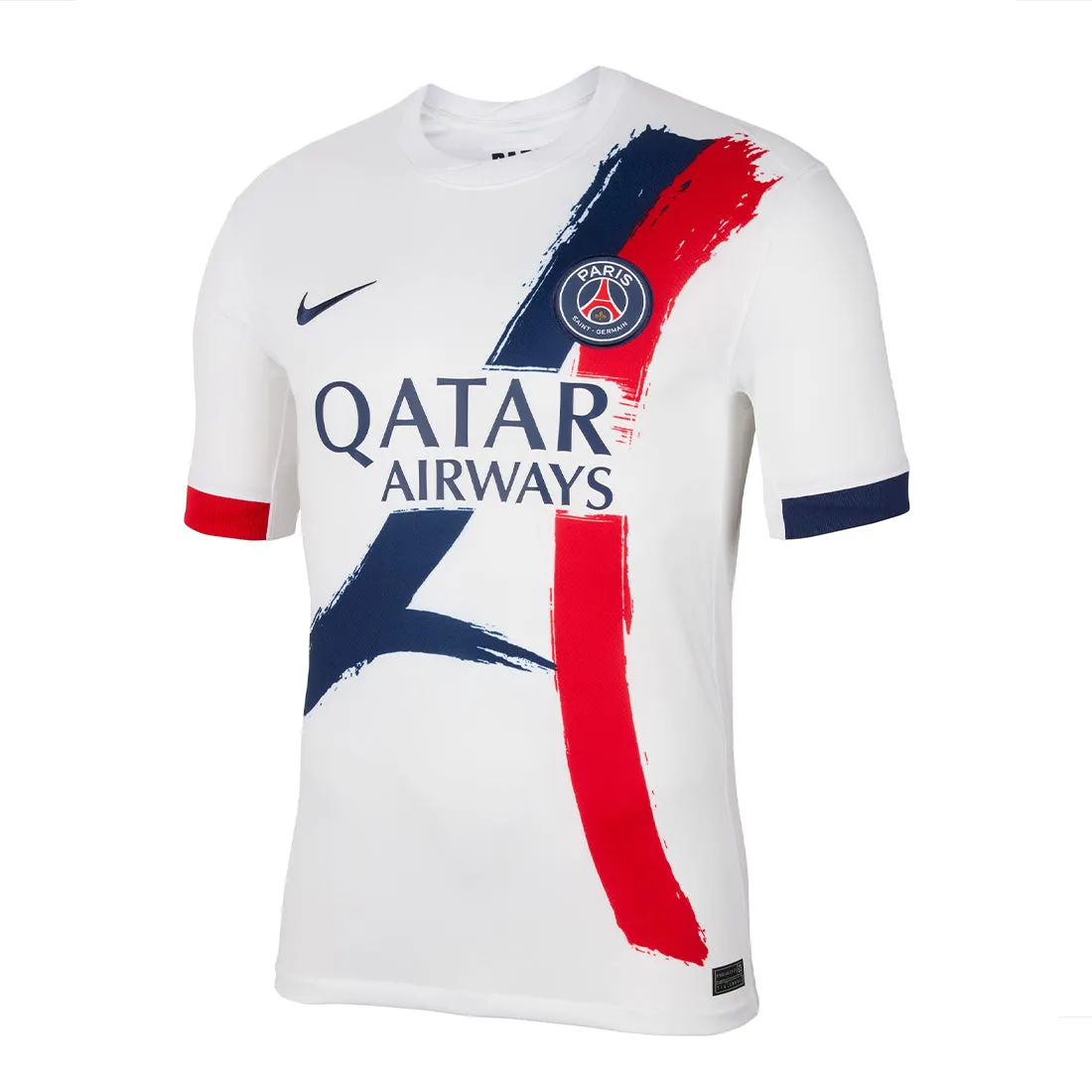 Paris Saint-Germain 2024/25 Stadium Away Men's Nike Dri-FIT Jersey White