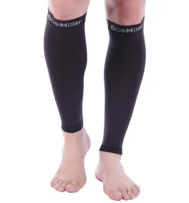 PETITE Calf Compression Sleeve 15-20 mmHg BLACK by Doc Miller