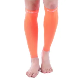 Premium Calf Compression Sleeve 20-30 mmHg ORANGE by Doc Miller