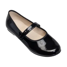 Princess Flat Patent Black