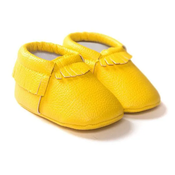 Princess Toddler Infant Soft Sole PU Leather Shoes Tassels Baby Various Bebe Moccasin 0-18M