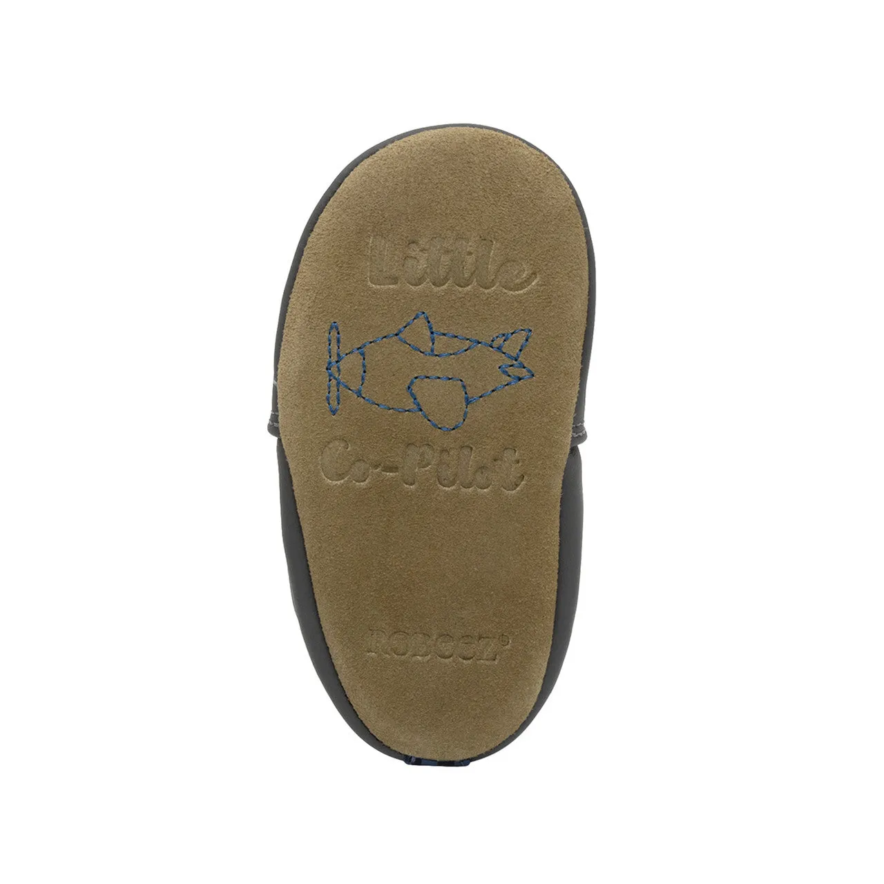 Robeez Little Co-Pilot Soft Soles Color: Grey