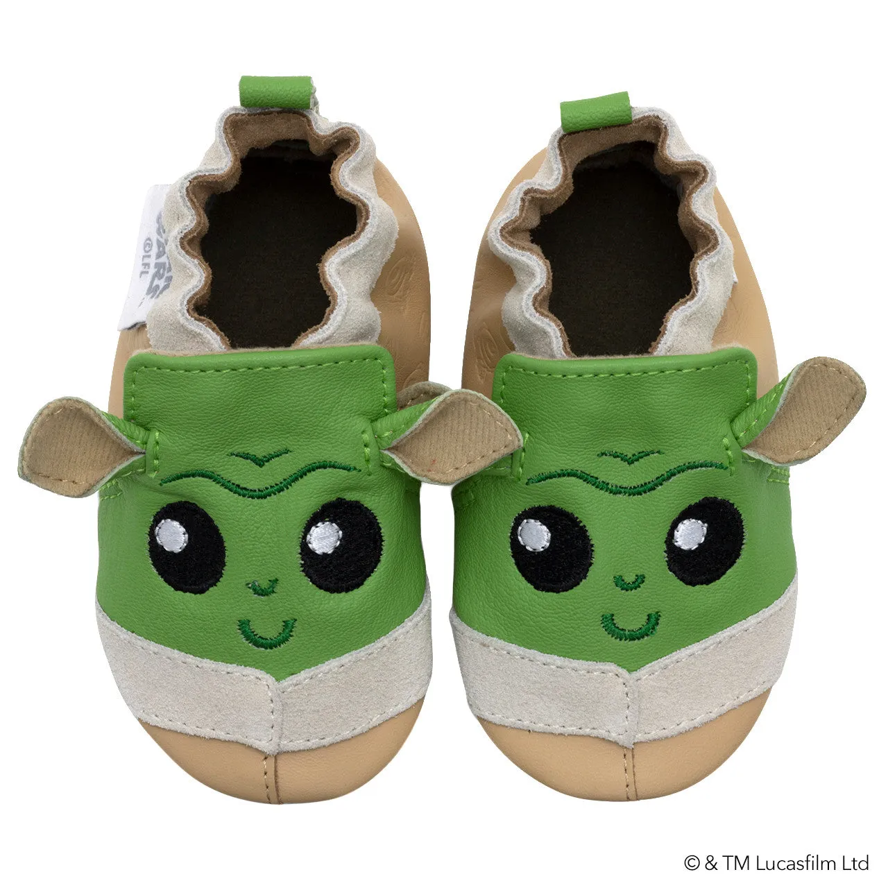 Robeez Star Wars™ The Child Soft Soles Color: Light Green