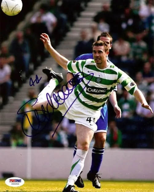 Stephen McManus Autographed 8x10 Photo Celtic PSA/DNA #U54963