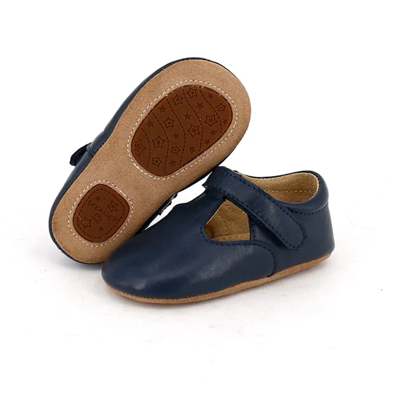 T-Bar Baby & Toddler Prewalker Shoes Navy