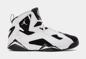 True Flight Mens Basketball Shoes (White/Black)