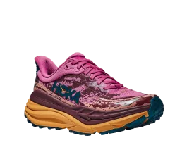 Women's Hoka Stinson 7 Color: Strawberry / Cabernet