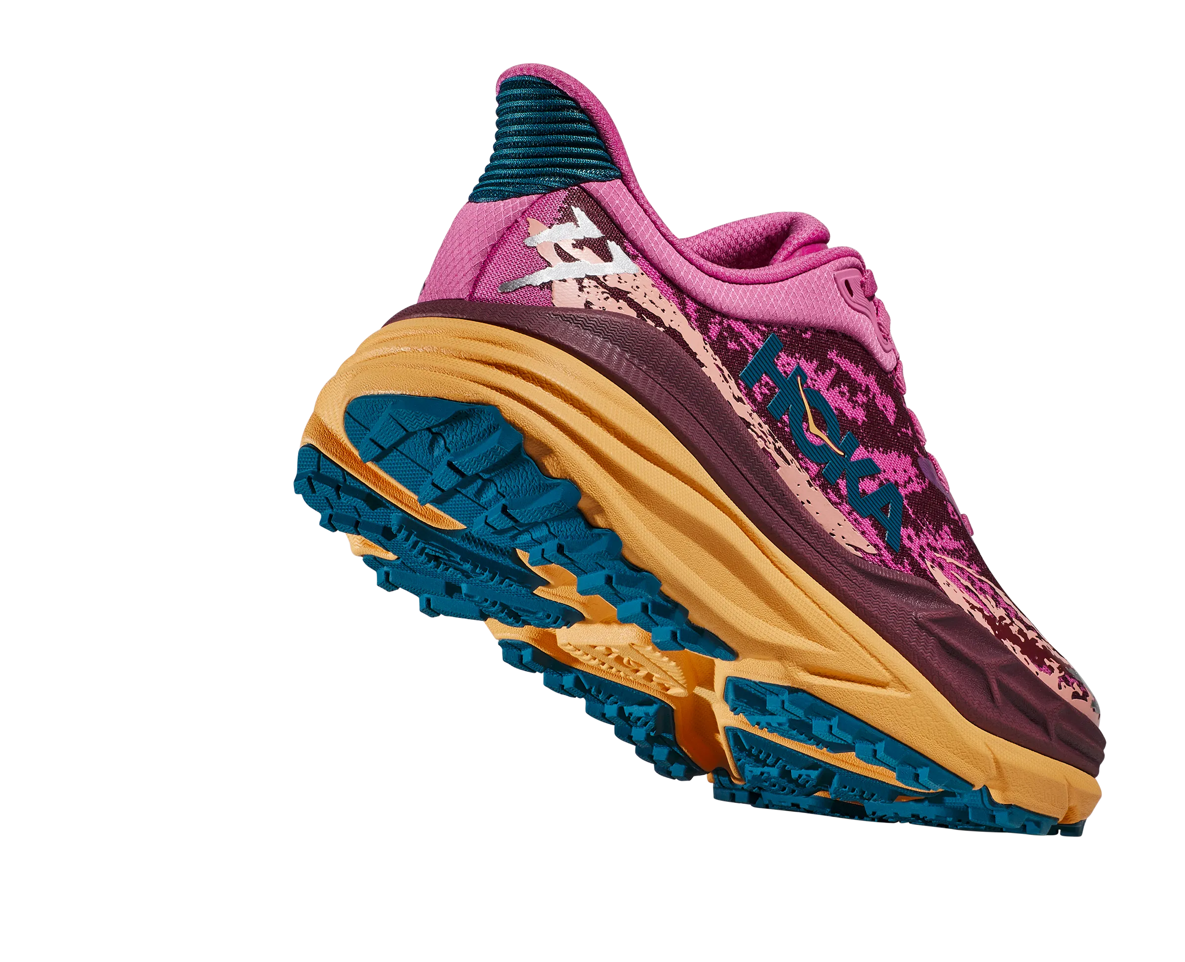 Women's Hoka Stinson 7 Color: Strawberry / Cabernet