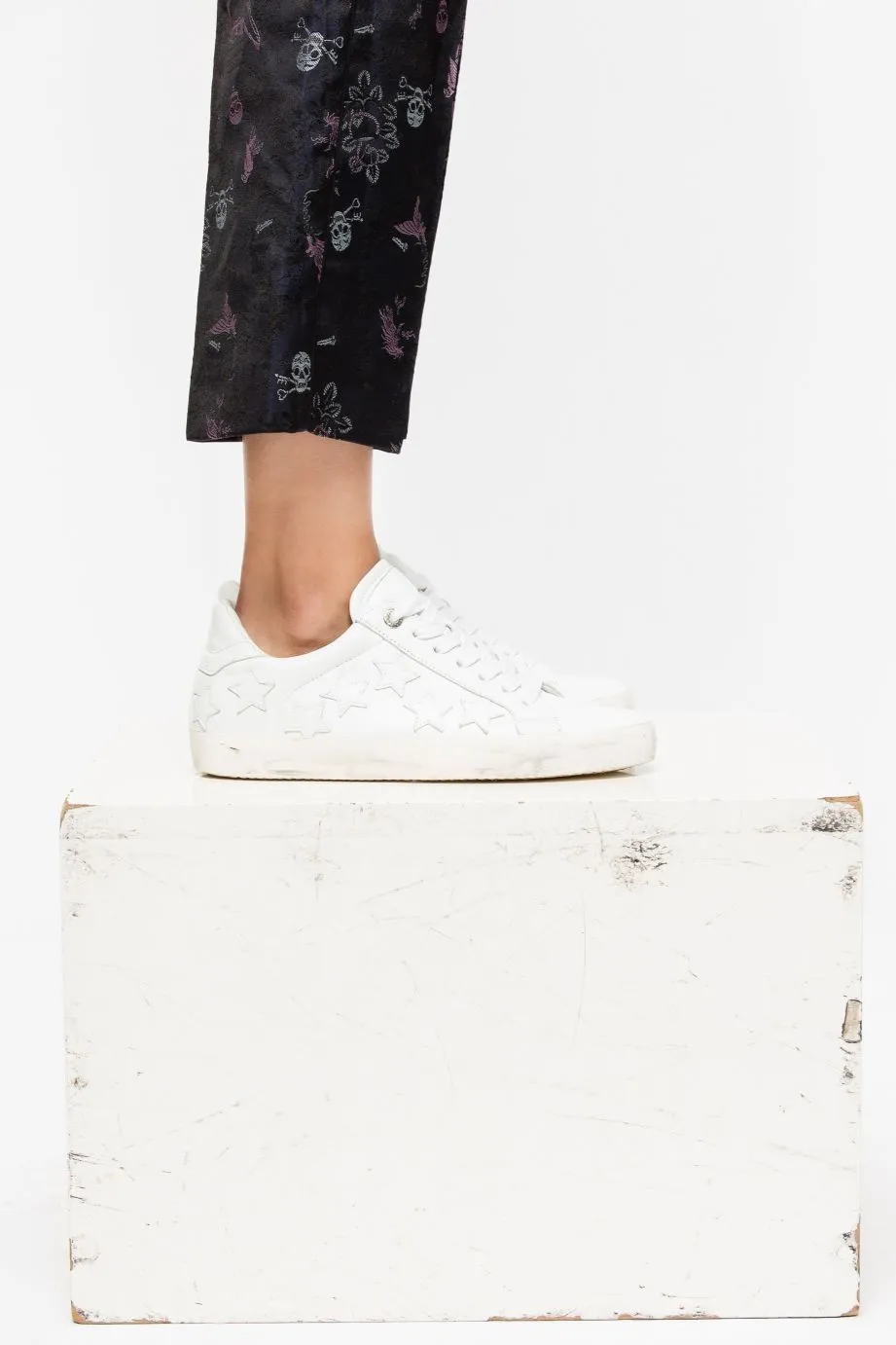 Zadig & Voltaire - Zadig Stars Sneakers In Blanc